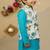 Sky blue rose kurta set