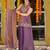 Purple smart and fendy satin graceful ethnic wear