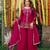 Pink smart and fendy satin graceful ethnic wear