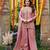 Pink smart and fendy satin graceful ethnic wear
