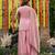 Pink smart and fendy satin graceful ethnic wear