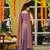 Purple smart and fendy satin graceful ethnic wear