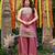 Pink smart and fendy satin graceful ethnic wear