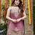 Pink smart and fendy satin graceful ethnic wear