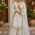 Off white smart and viscose rayon graceful ethnic wear