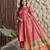 Pink smart and french crepe graceful ethnic wear