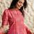 Pink smart and french crepe graceful ethnic wear