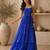 Blue smart festive special girlie top bottom set