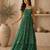 Green smart festive special girlie top bottom set