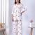 Off white rayon blend printed co-ord set