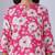 Pink rayon blend printed co-ord set