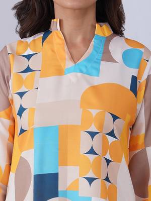 Multy rayon blend printed co-ord set 3