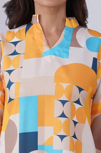 Multy rayon blend printed co-ord set