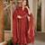 Maroon muslin digital printed readymade suit for fancy trendy looks
