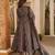 Black muslin digital printed readymade suit for fancy trendy looks