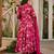 Pink muslin digital printed readymade suit for fancy trendy looks