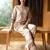 Beige smart and stylish co-ord set dress