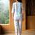 Sea green smart and stylish co-ord set dress