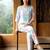 Sea green smart and stylish co-ord set dress