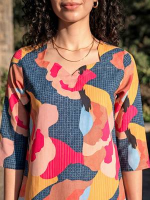 Multy smart and stylish co-ord set dress 3