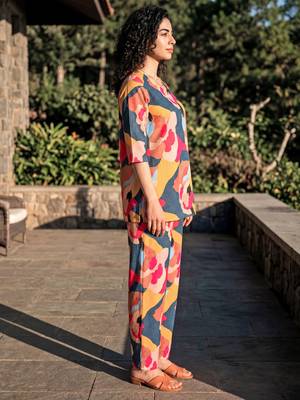 Multy smart and stylish co-ord set dress 4