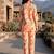 Rust smart and stylish co-ord set dress