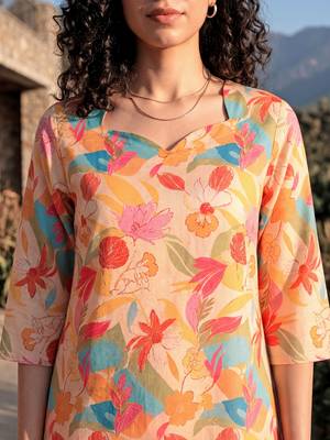 Rust smart and stylish co-ord set dress 3