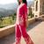 Pink smart and stylish co-ord set dress