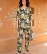 Brown smart and stylish co-ord set dress