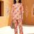 Pink smart and stylish co-ord set dress