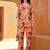 Peach smart and stylish co-ord set dress