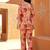 Peach smart and stylish co-ord set dress