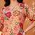 Peach smart and stylish co-ord set dress