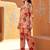 Peach smart and stylish co-ord set dress