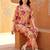 Peach smart and stylish co-ord set dress