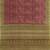 Terracotta brown & burnished copper sambalpuri cotton saree with running blouse