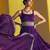 Purple vichitra silk embroidery work fancy graceful partywear suit