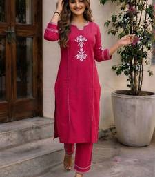 Pink festive special readymade readymade kurta set