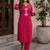 Pink festive special readymade readymade kurta set