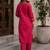Pink festive special readymade readymade kurta set