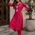 Pink festive special readymade readymade kurta set