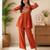 Rust festive special readymade readymade kurta set