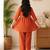Rust festive special readymade readymade kurta set