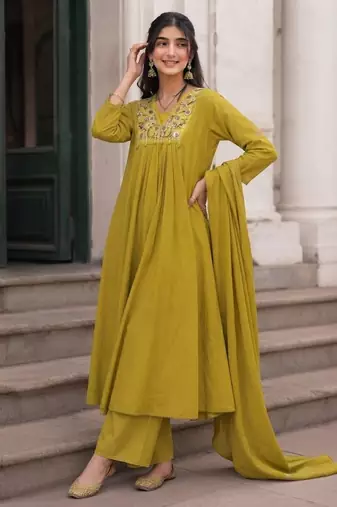 Mahendi festive special readymade readymade kurta set