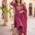 Pink festive special readymade readymade kurta set