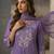 Lavender color beautiful festive special readymade readymade kurta set for girls