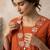 Rust festive special readymade readymade kurta set