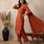 Rust festive special readymade readymade kurta set