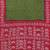 Olive green & crimson red madurai sungudi saree with running blouse