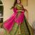 Mahendi digital printed partywear gown with dupatta